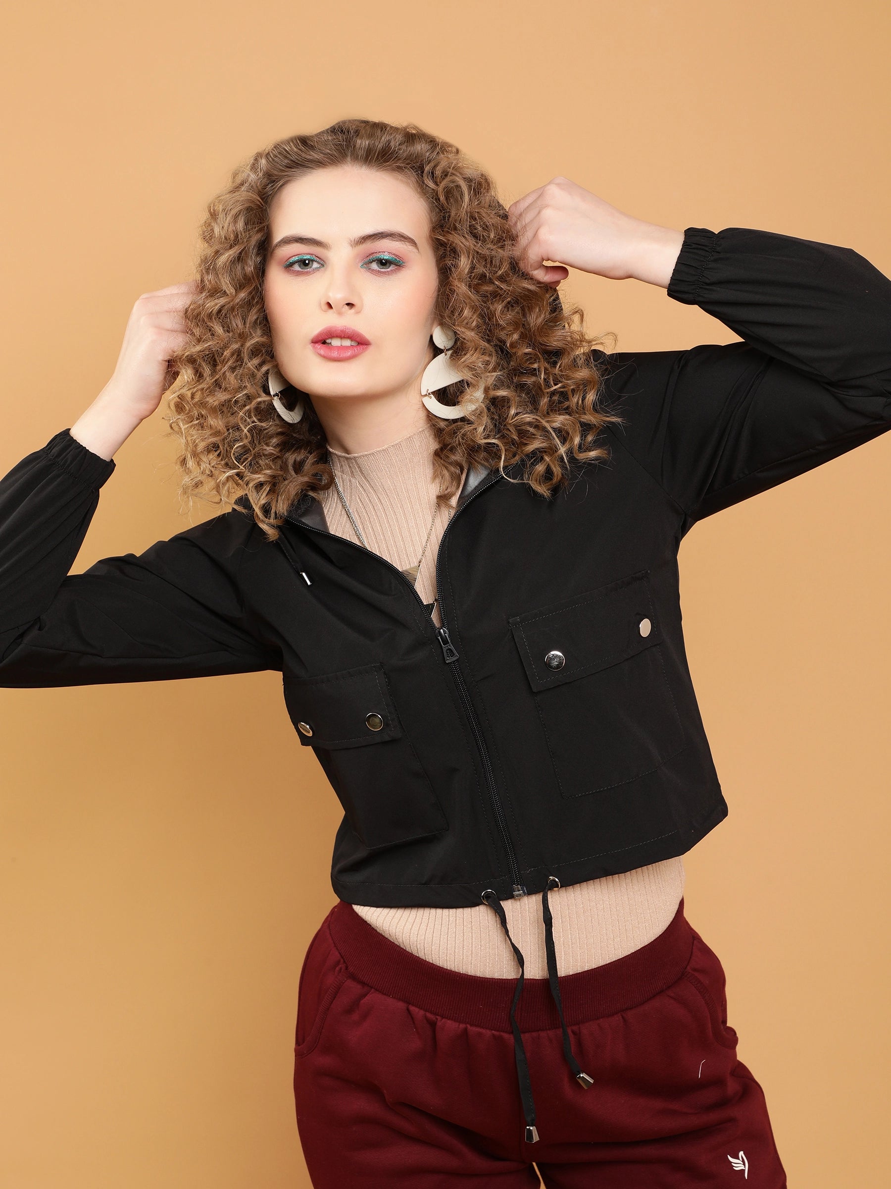 Crop jacket for women best sale