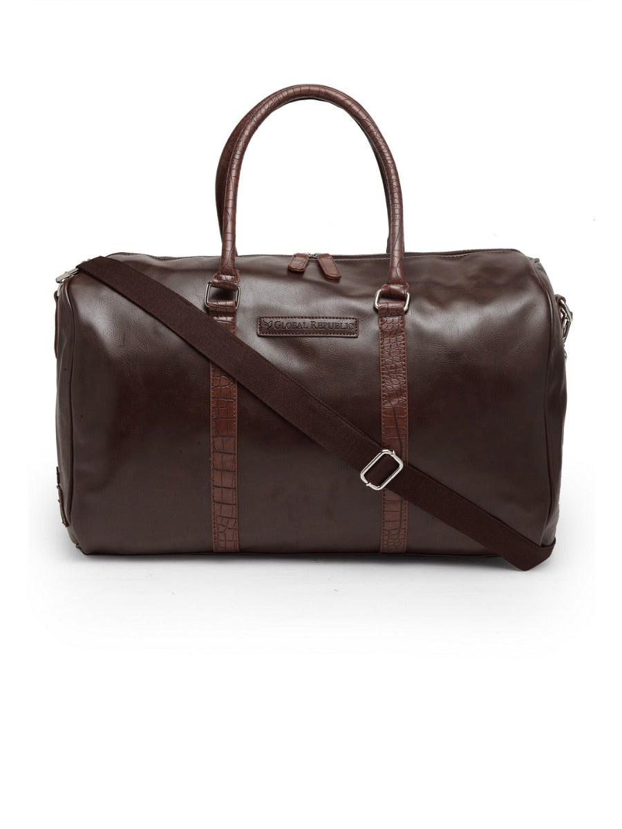 Black Leather Duffle Bag Mens | OJ Exclusive