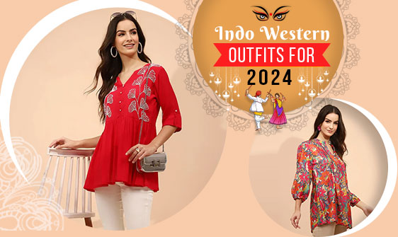 Indo Western Outfits For Navratri In 2024