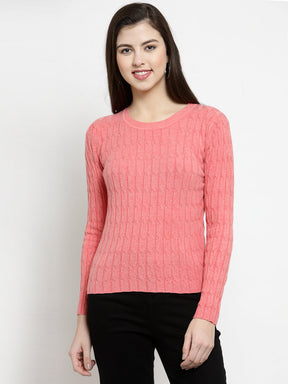 Women Crew Neck Slim Fit Skivvy