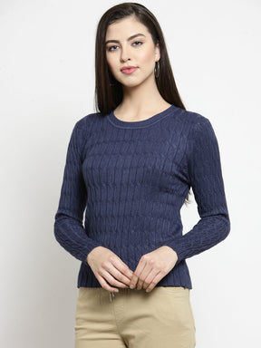 Women Crew Neck Slim Fit Skivvy