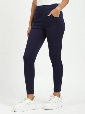 Navy Blue Stretchable Jegging
