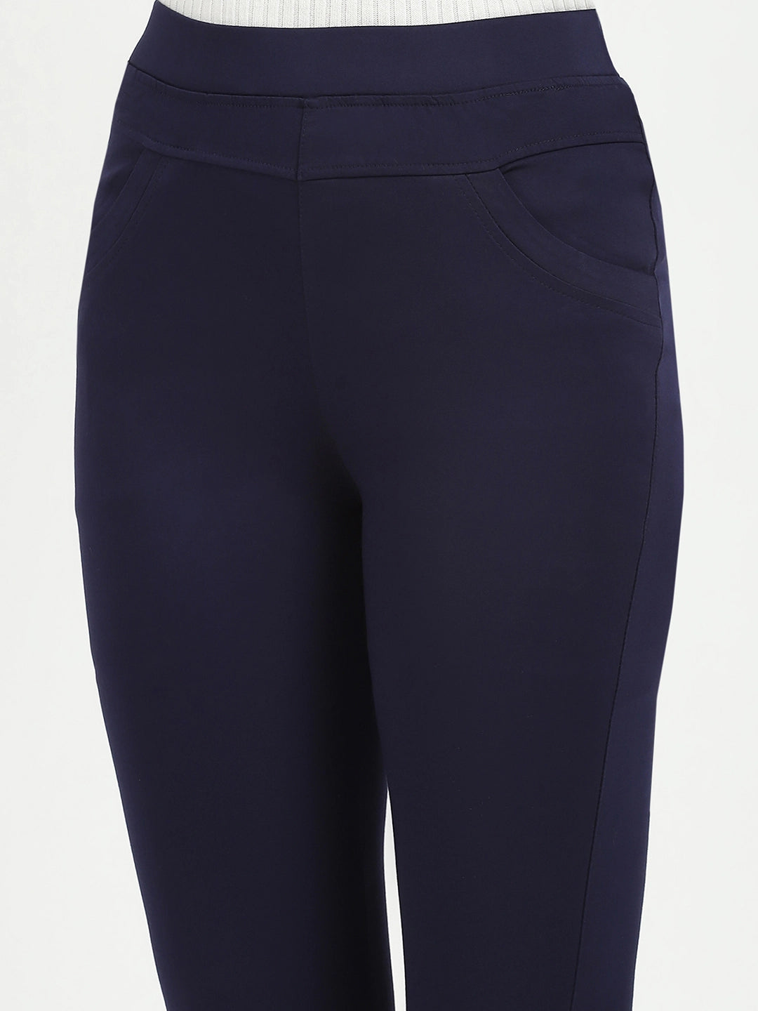 Navy Blue Stretchable Jegging