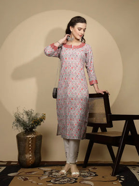 Multicolor Cotton Regular Fit Kurta For Women