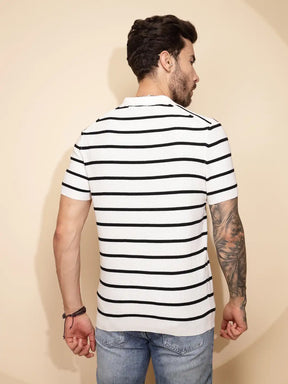 Natural Polycotton Regular Fit T-Shirt For Men