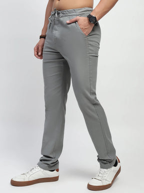 Light Pista Solid Cotton Regular Fit Trouser