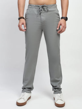 Light Pista Solid Cotton Regular Fit Trouser