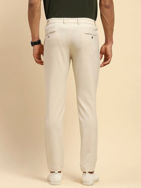 Sable Cotton Blend Relaxed Fit Trouser For Men