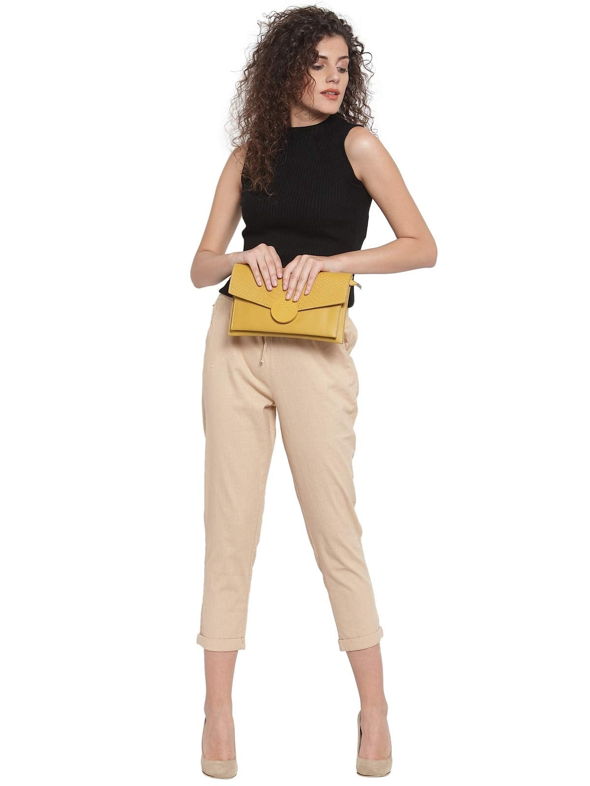 Women Beige Regular Fit Lower With Pockets