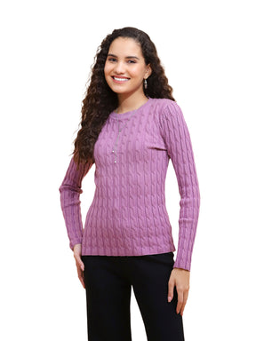 Women Crew Neck Slim Fit Skivvy