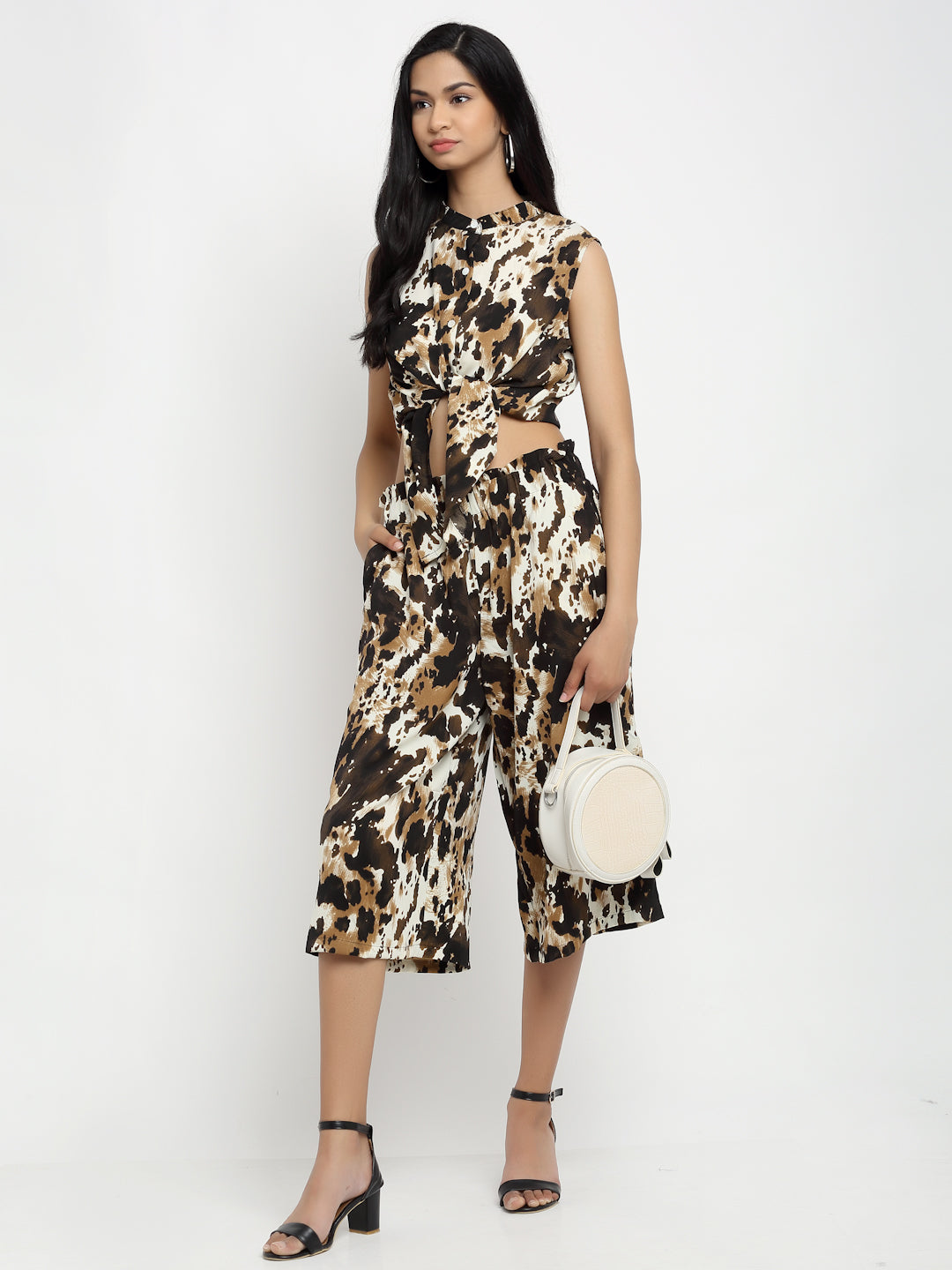 Women Snow Leopard Printed Co-ordinated Set