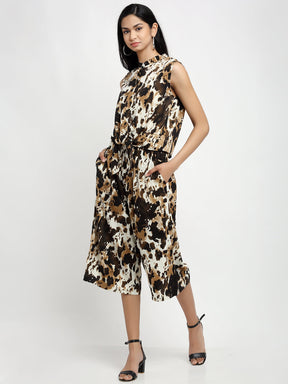 Women Snow Leopard Printed Dress