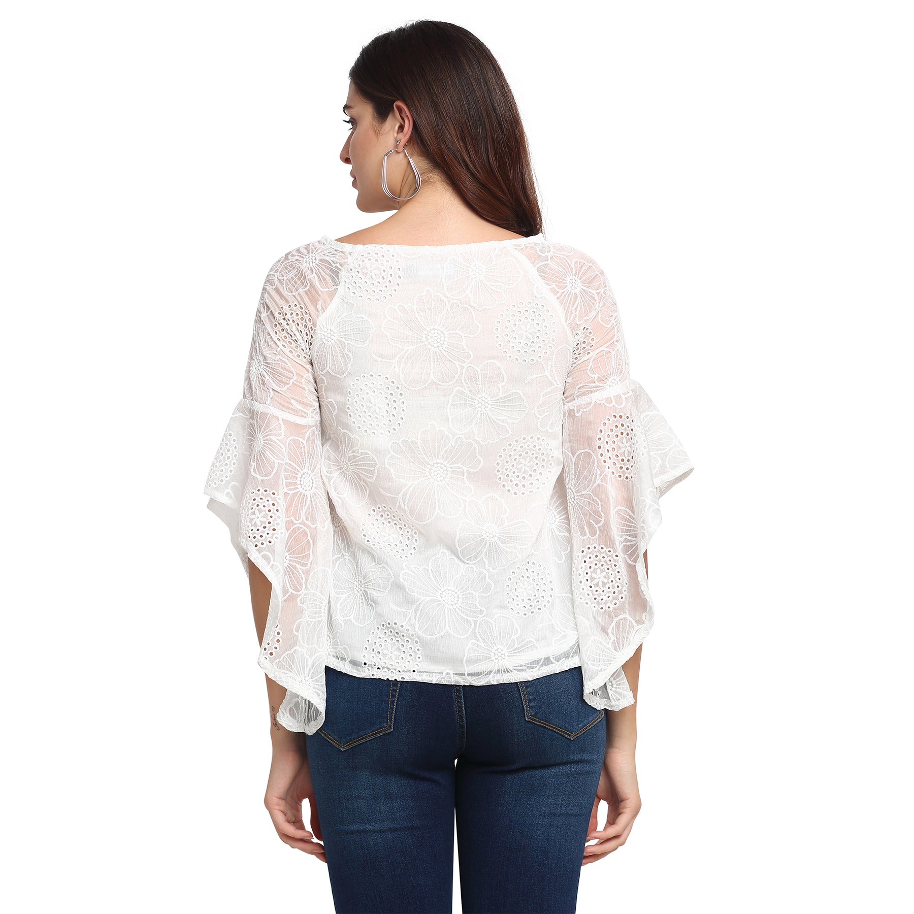 Women Round Neck Solid Top