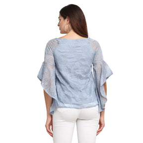 Women Round Neck Solid Top