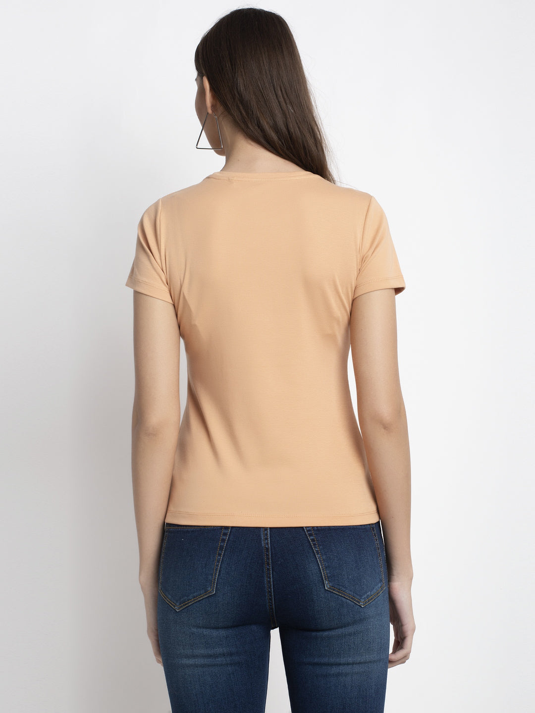 Women Beige T-Shirt