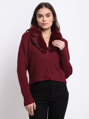  Best Women Maroon Collared 