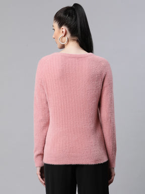 Onion Woolen Regular Fit Casual Pullover With  Pile Kint