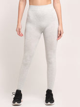 Women Grey Solid Legging